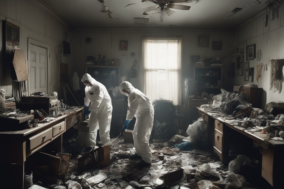 Desinfección y limpieza tras pérdidas