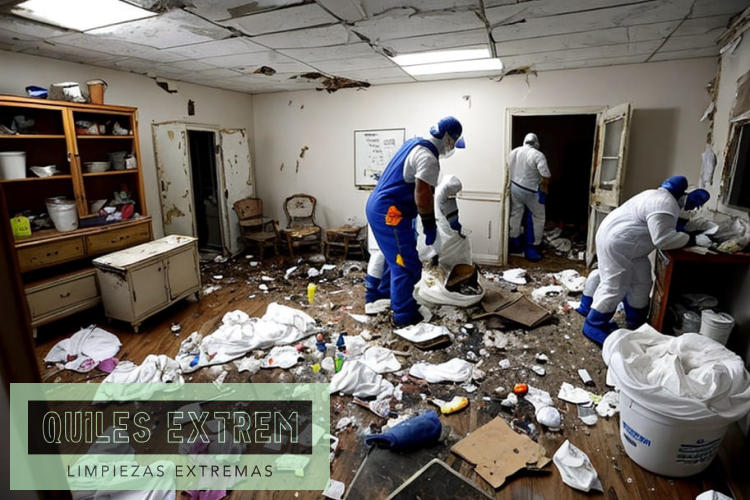 Desinfección y limpieza de espacios trágicos